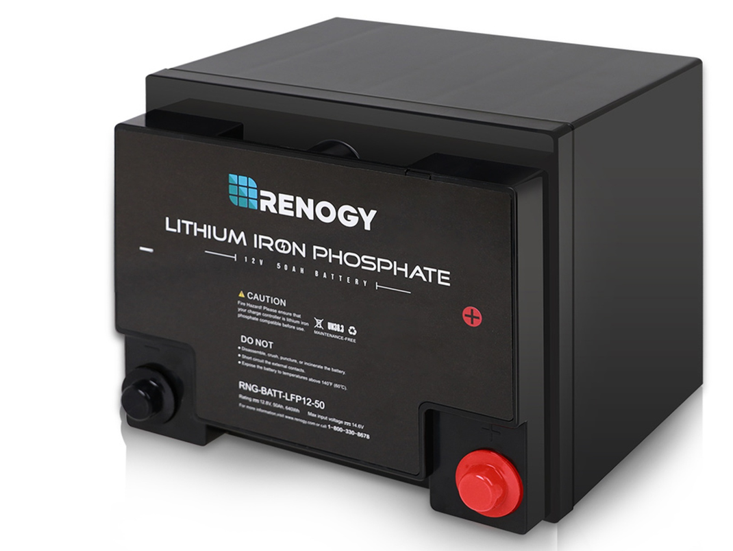 Renogy battery, lithium iron phosphate battery