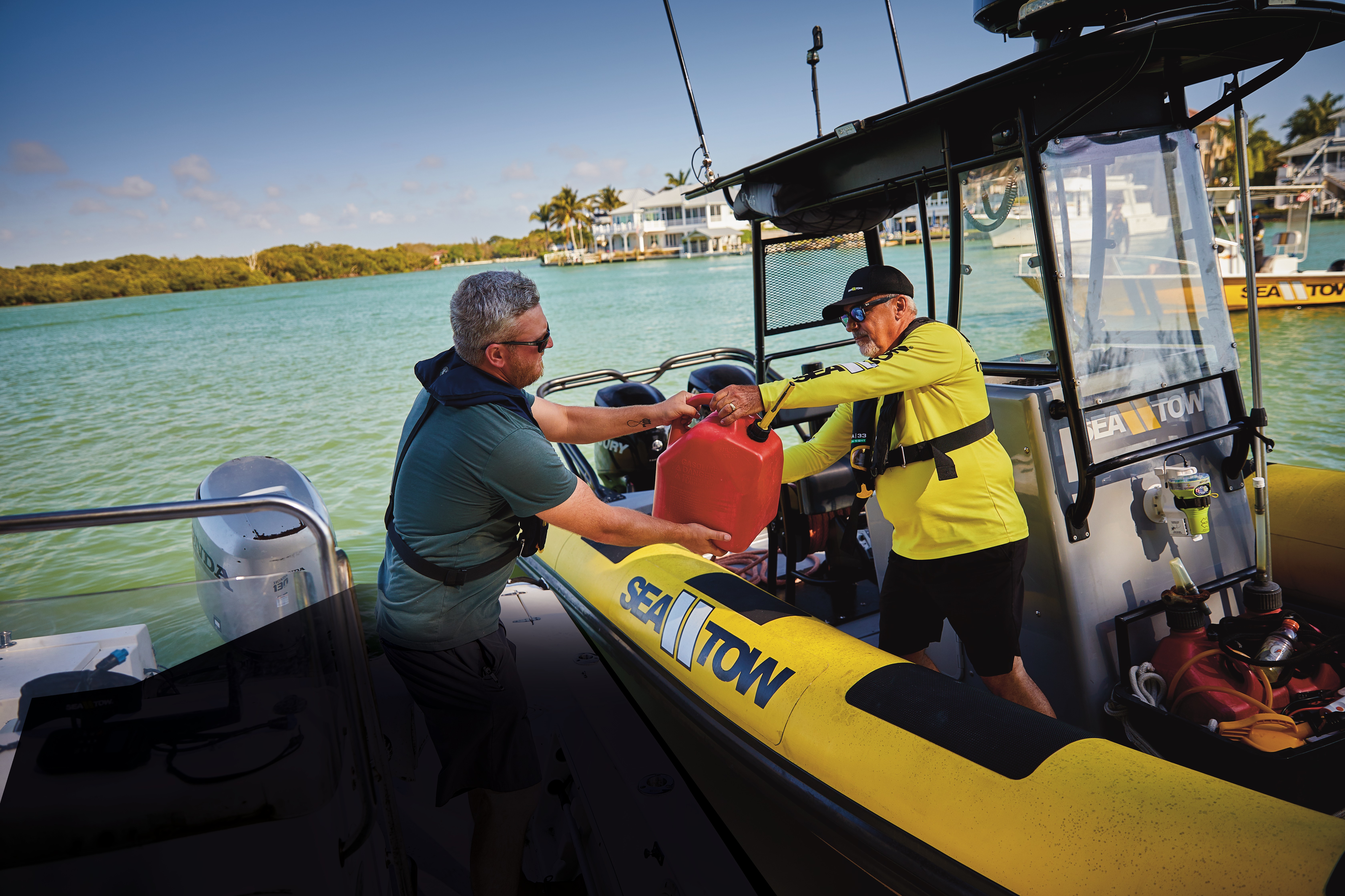 Sea Tow gas delivery, on-water services