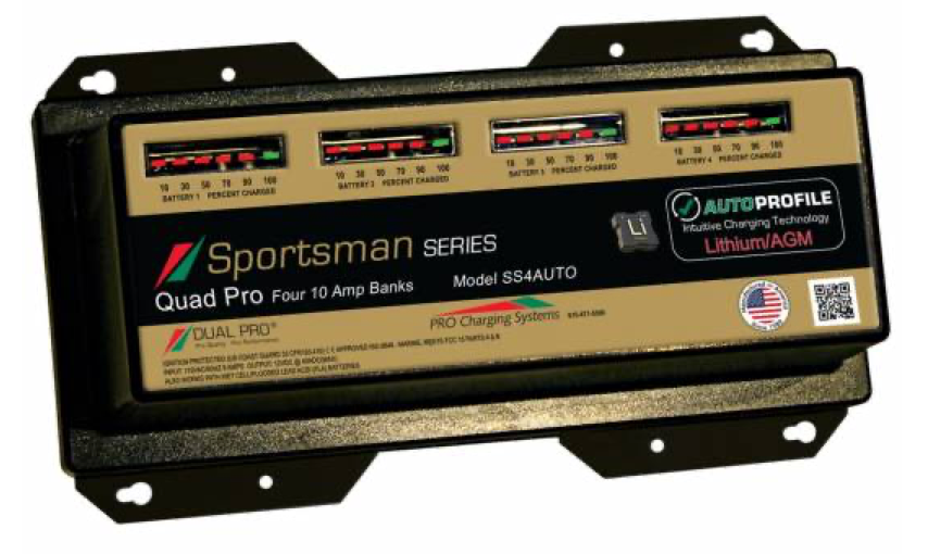 Sportsman battery charger, marine battery charger