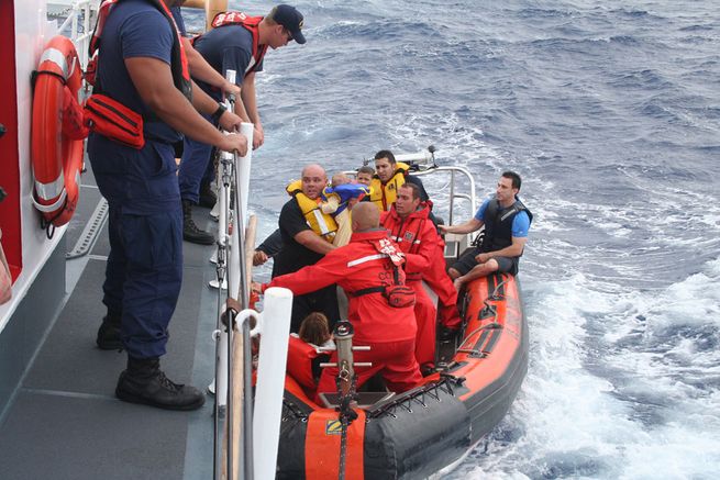 Coast Guard rescue, rescue at sea