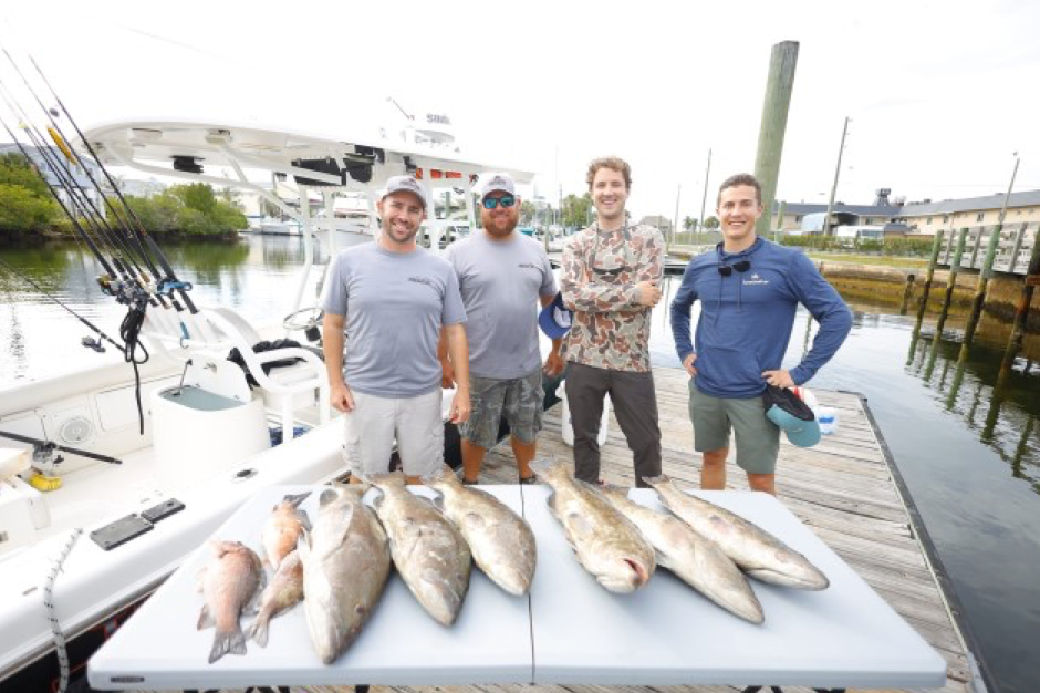 charter fishing party, starting a fishing charter business