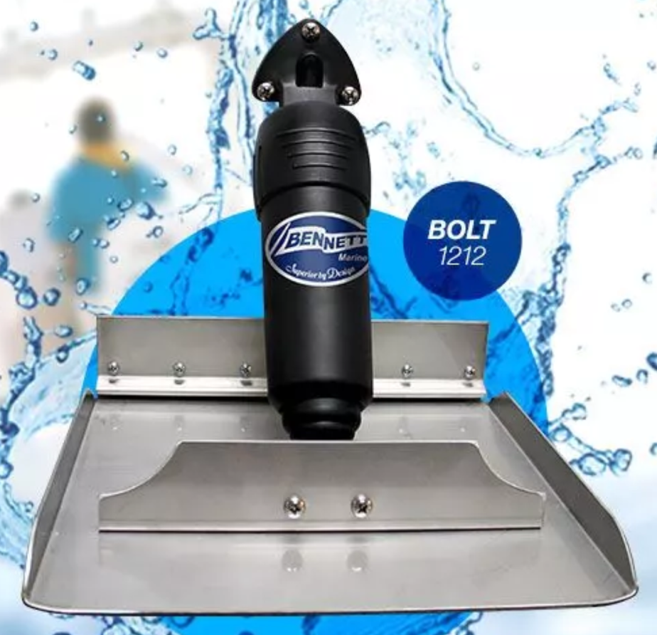 Bennett Marine, Bennett Bolt trim tabs, electric trim tabs