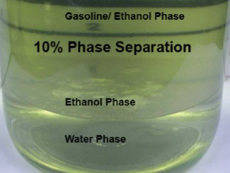 phase separation of fuel, ethanol and phase separation