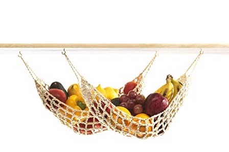 hanging produce baskets, produce baskets, hanging produce