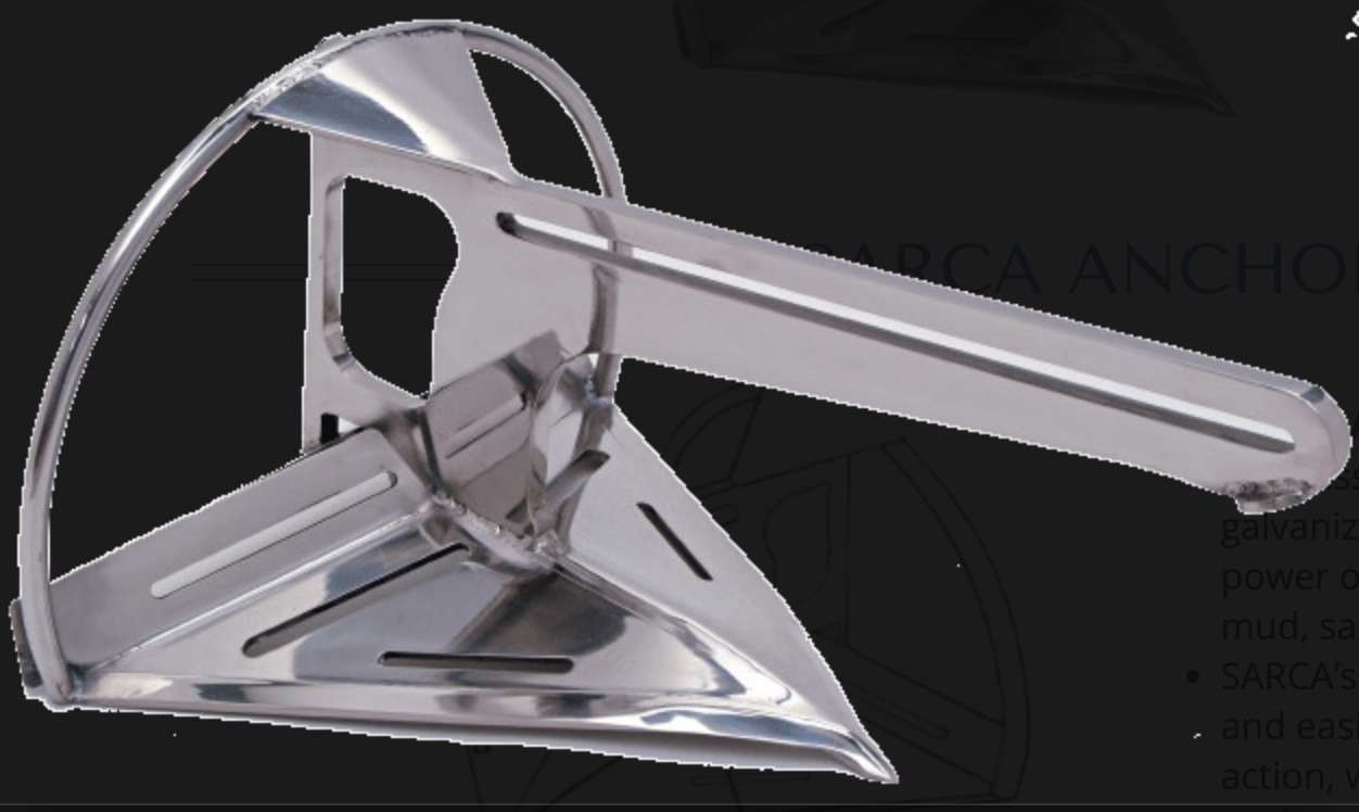 Sarca anchor, stainless-steel anchor