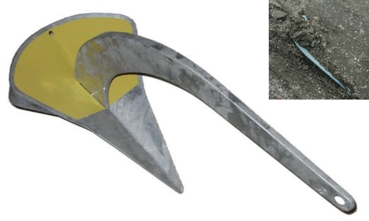 spade anchor, spade-style anchor