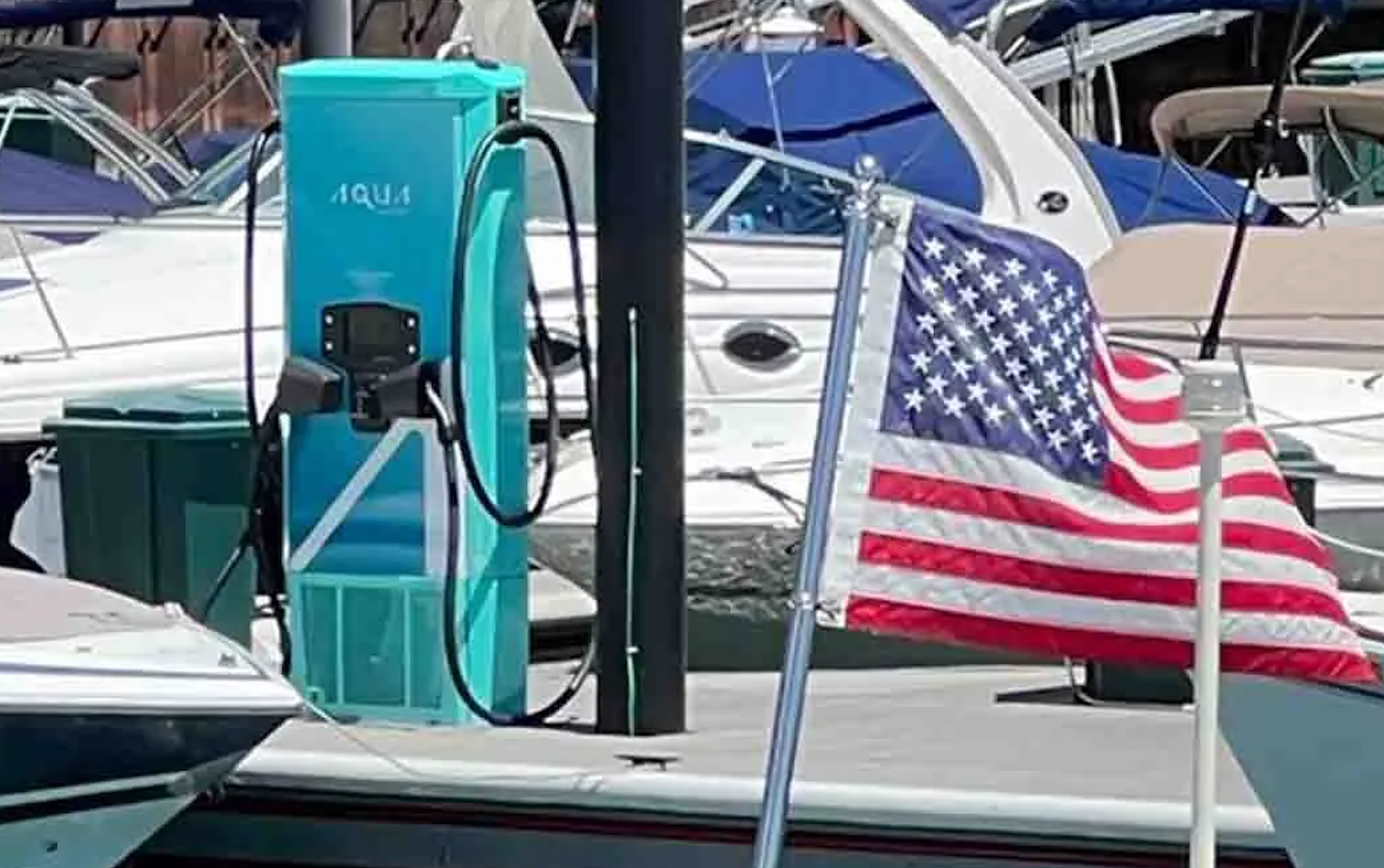 Lake Tahoe electric boats, Lake Tahoe boat charging station