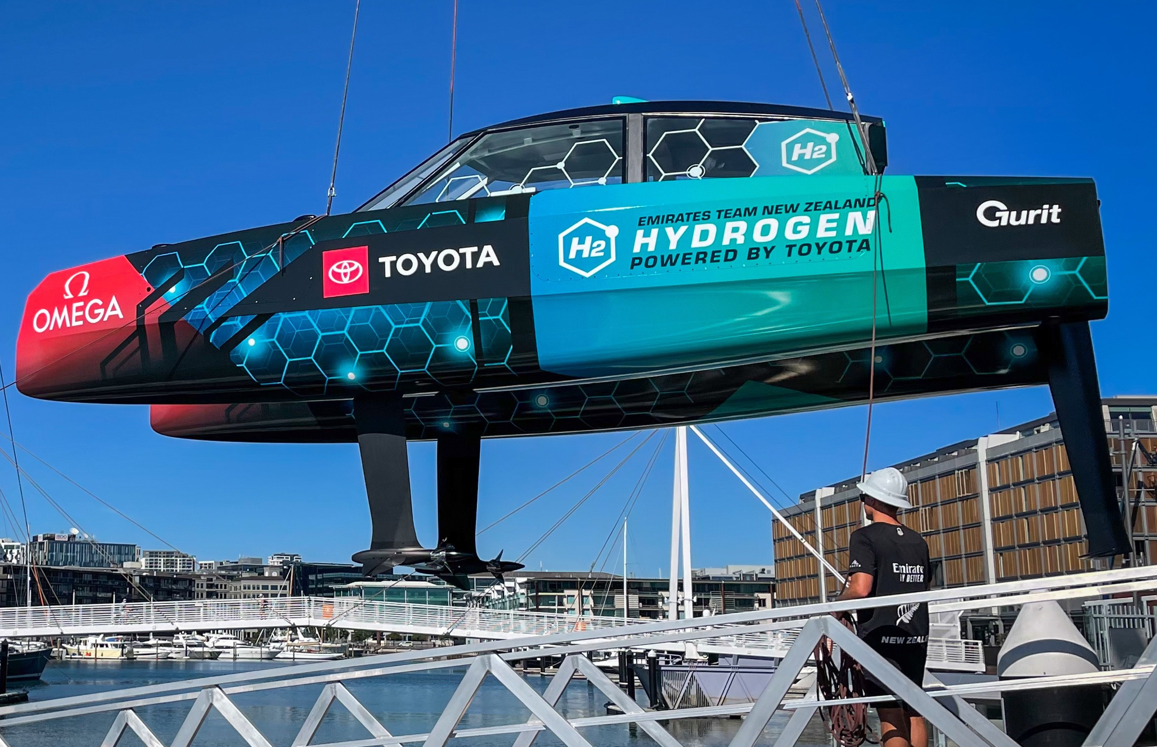 Chase Zero, Team New Zealand chase boat, hydrogen power