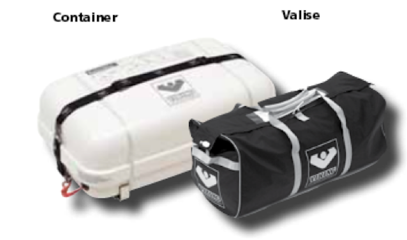 life raft case, life raft valise, life raft bag
