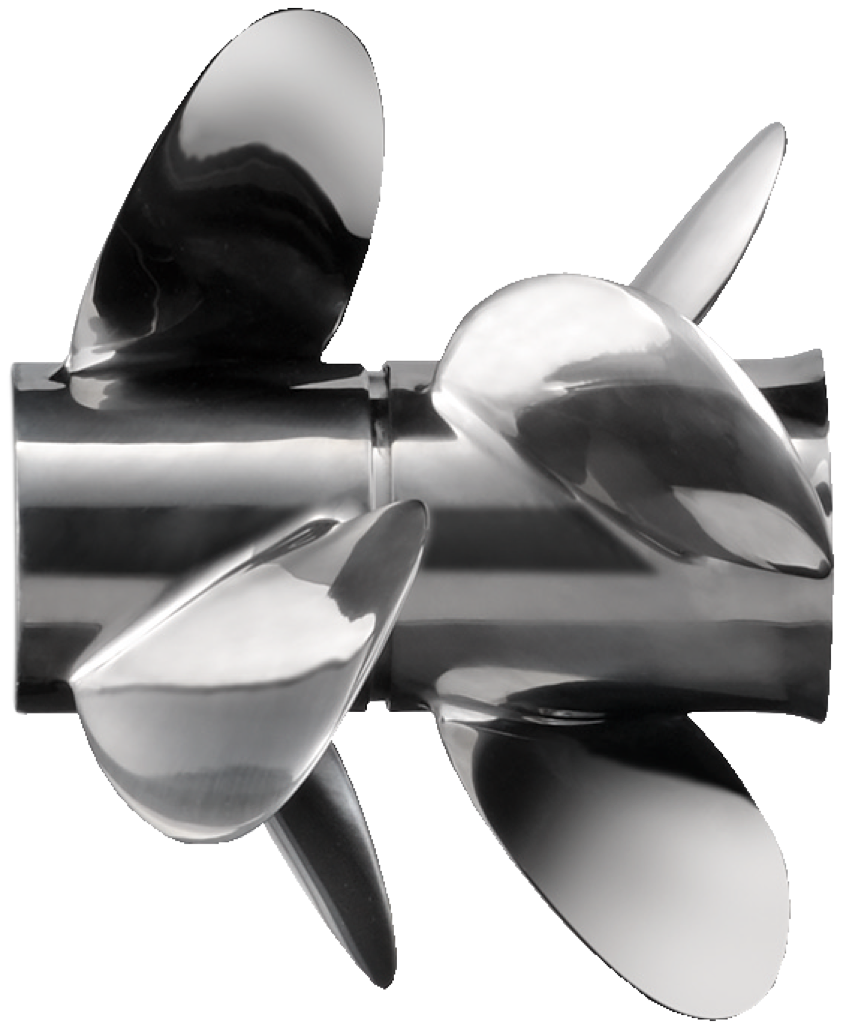 Suzuki contra-rotating propellers, Suzuki stainless-steel props