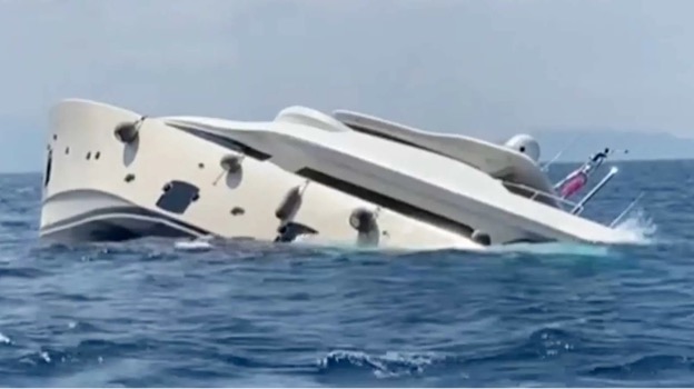 Megayacht Sinks off Coast of Turkey