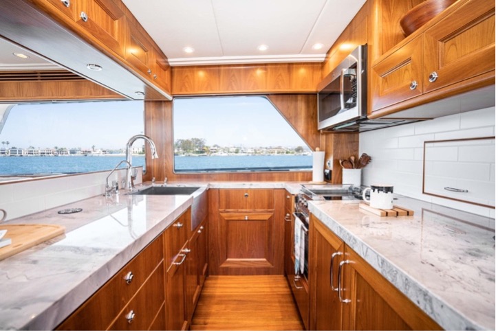 Offshore Yachts 54' Pilothouse Galley
