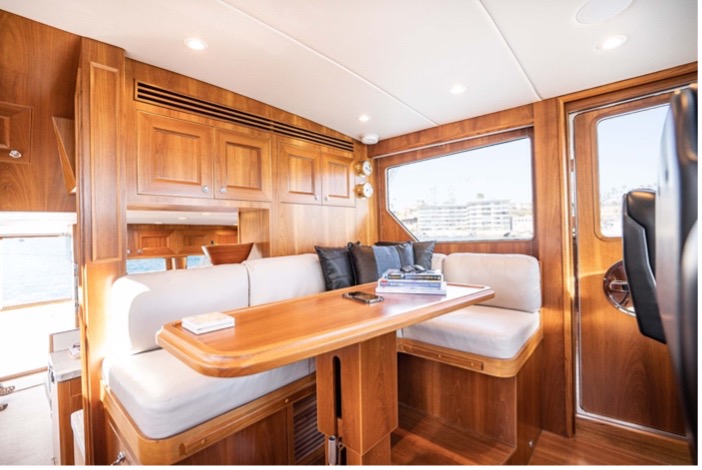 Offshore Yachts 54' Pilothouse Raised Settee