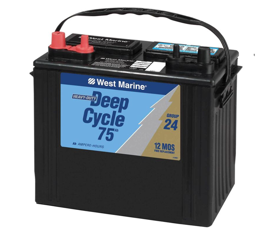 marine battery, deep-cycle marine battery