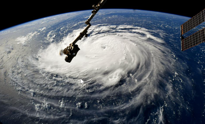 hurricane satellite image, hurricane