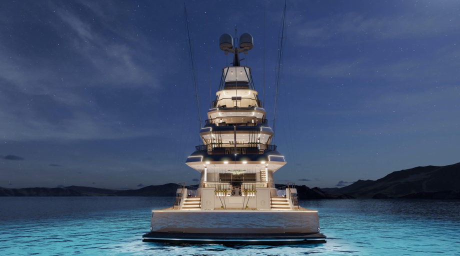 Project 406, six-deck yacht, world's largest sportfishing yacht
