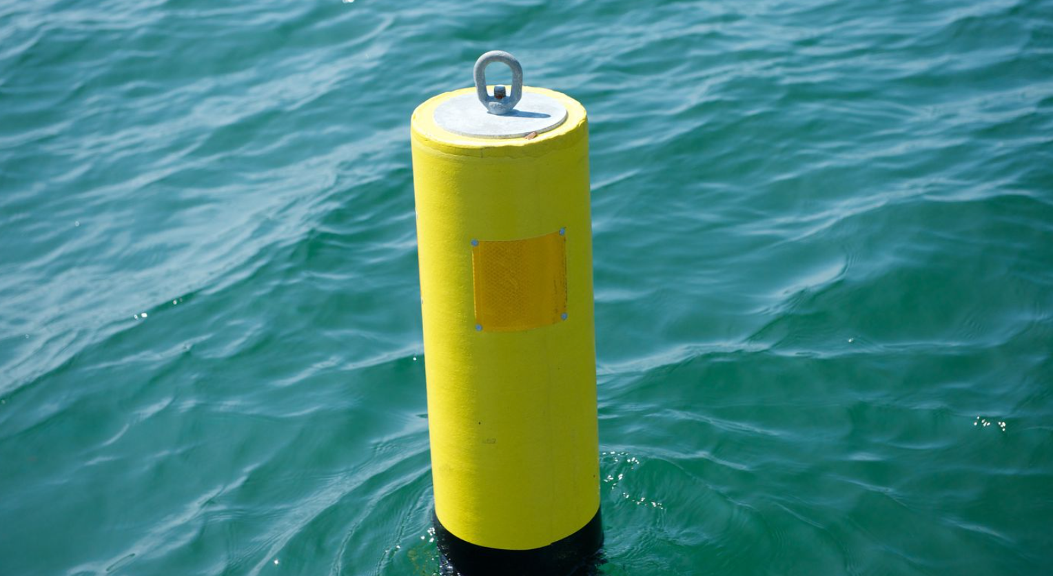 acoustic shark tracking buoy, acoustic buoy