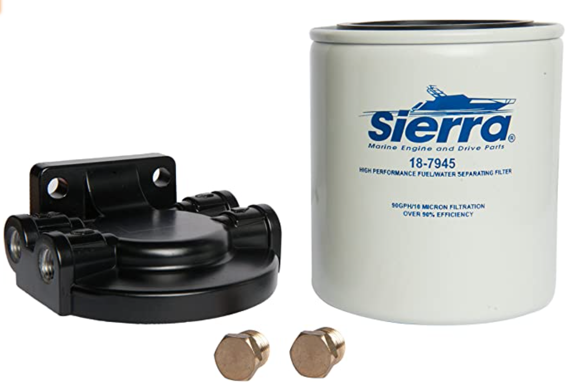 water-separating fuel filter, Sierra fuel filter