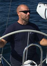 Andrew McDonald, Canadian Yachting, driving a sailboat