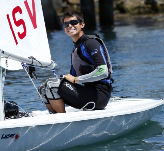 Laser Radial, dingy sailing