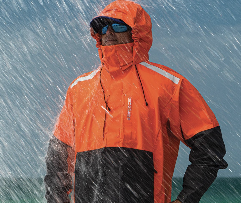 Foul weather, boating lifestyle, boating gear, bibs, rain coats, jackets
