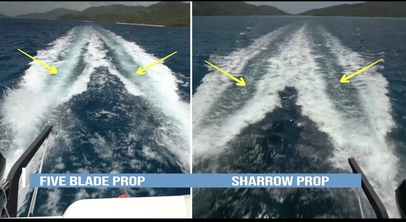 Sharrow Props, Propellers, Sharrow Marine, Comparison Test, Robalo