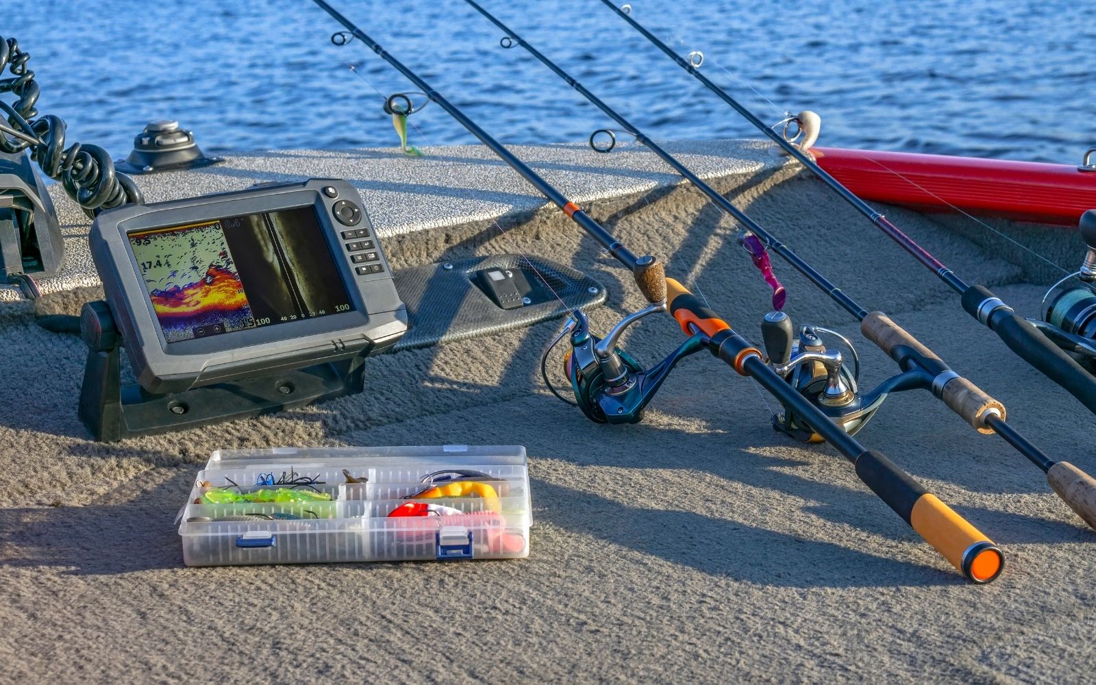 Fishfinder and Rods