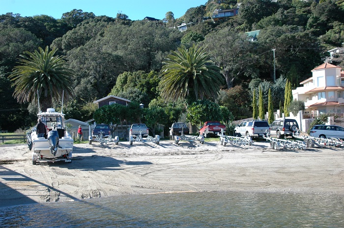 Beach Boat Parking