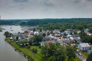 Aerial picture of Chesapeake City