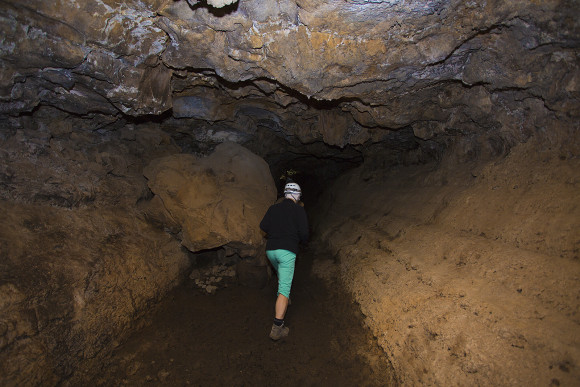 Largest lava tube on Tenerife Island