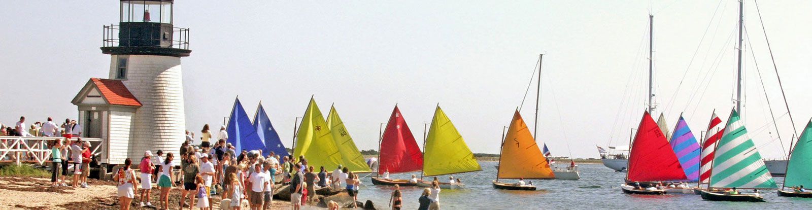 Sailboats on the water in Nantucket