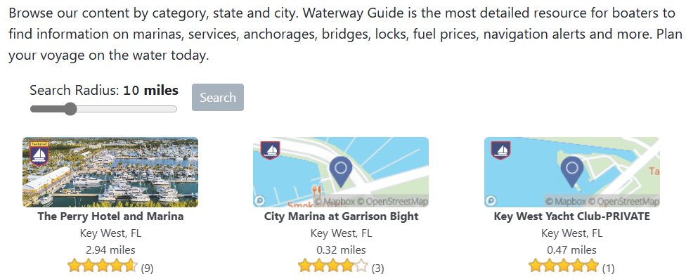 Waterway Guide marina directory