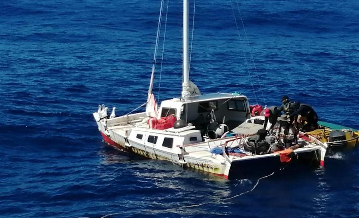 Australian sailor rescued at sea