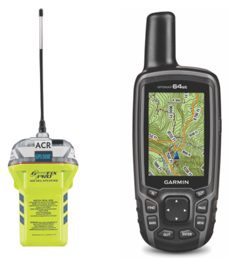 EPIRB and handheld GPS