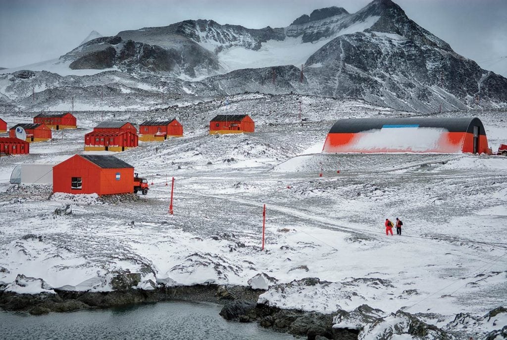 Esperanza Base in Hope Bay, Antarctica