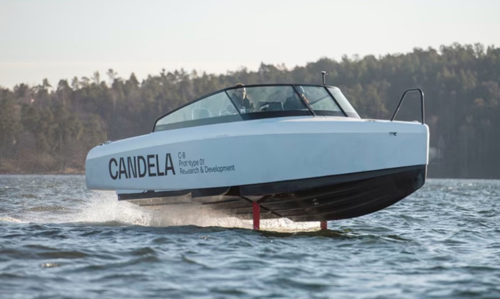 Candela sets electric boat record
