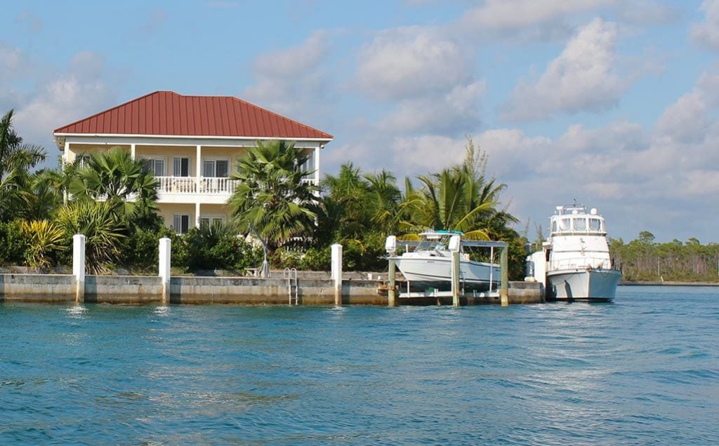 A residence on Grand Lucayan Waterway in the Grand Bahama
