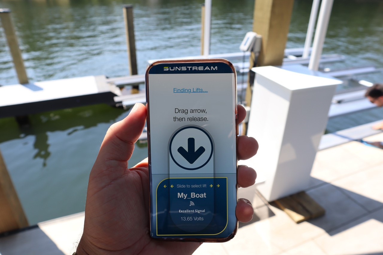 Sunstream Helix Hydraulic Boat Lift mobile app