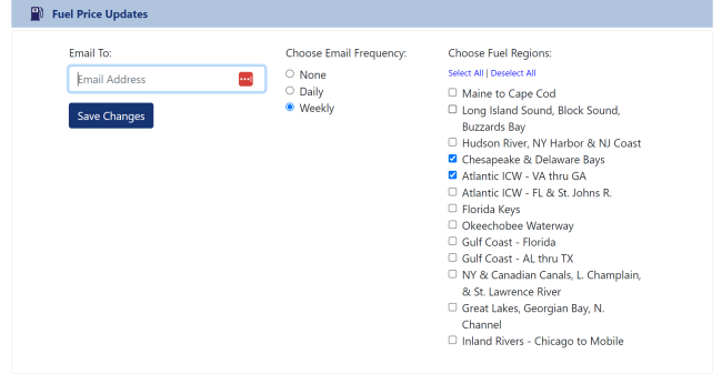 Fueling Tips, The Waterway Guide, Fuel Prices, Where to Fuel