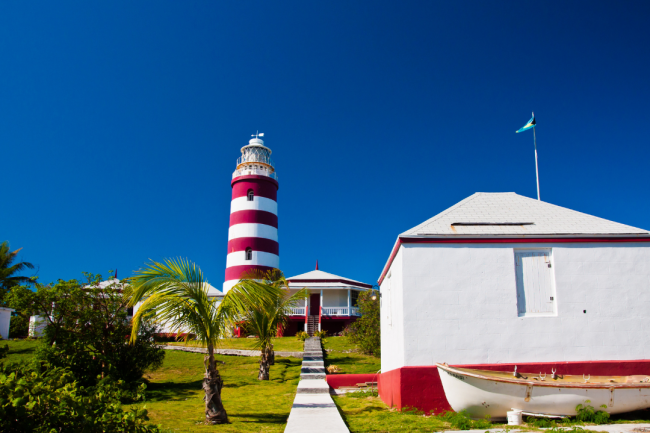 The lighthouse at Elbow Cay (Hope Town)