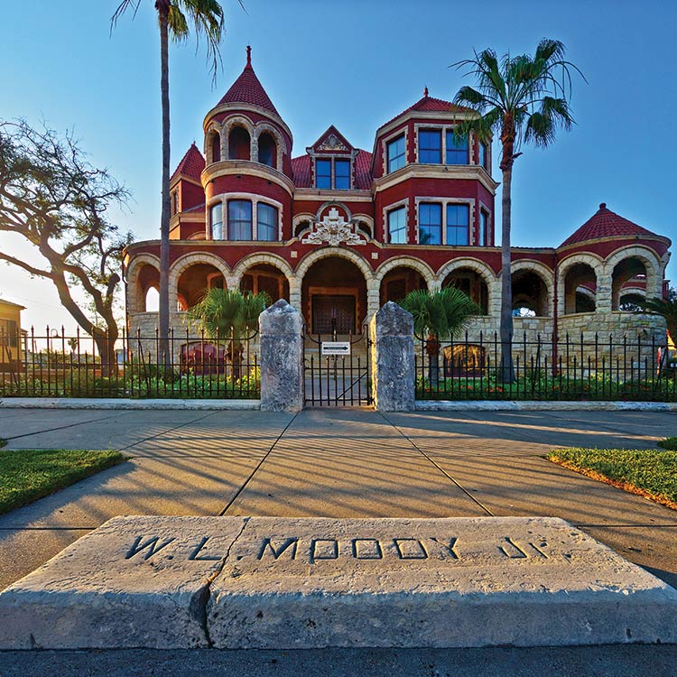 Moody Mansion was built in 1895 and offers tours