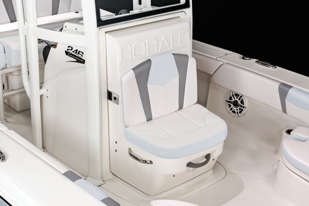 Robalo 246 Cayman console door seat