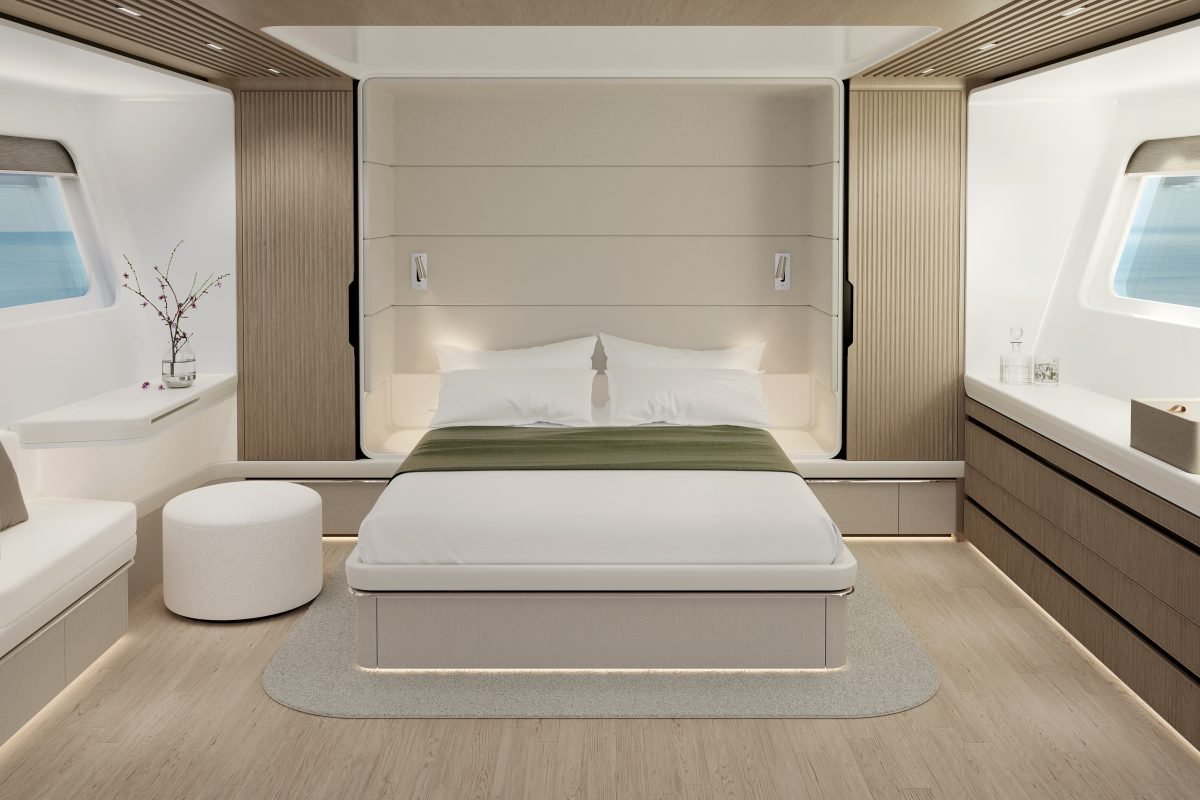 CL Yachts - CLB80 interior master stateroom