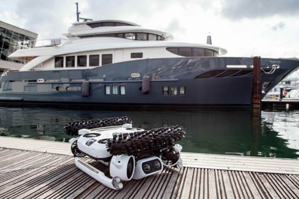 Hullbot high-frequency robot cleaner-Pacific Powerboat