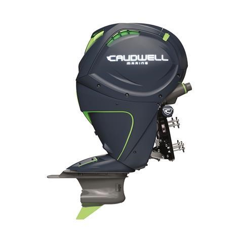 Caudwell’s 300hp, turbo-charged V6 diesel outboard engine