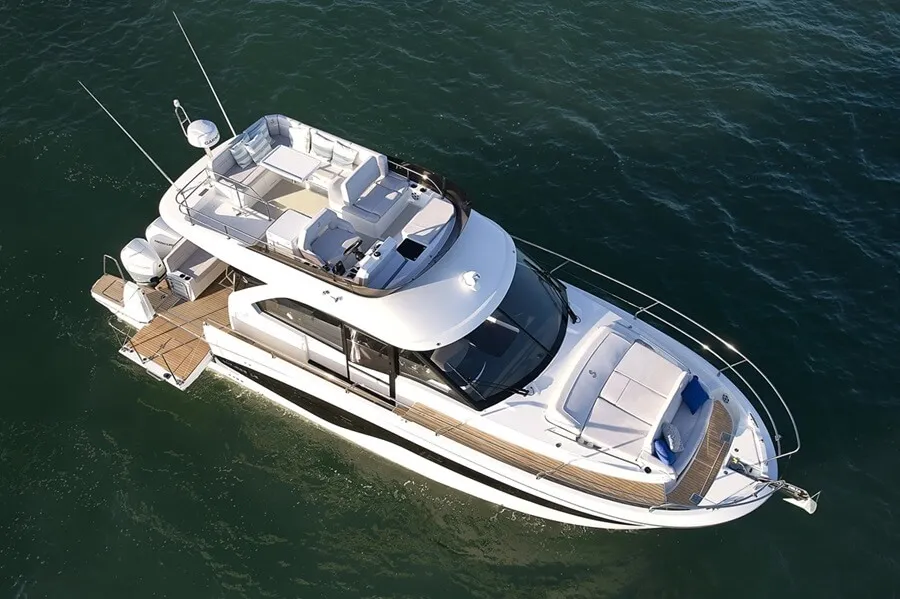 Beneteau's Antares 12 aerial view