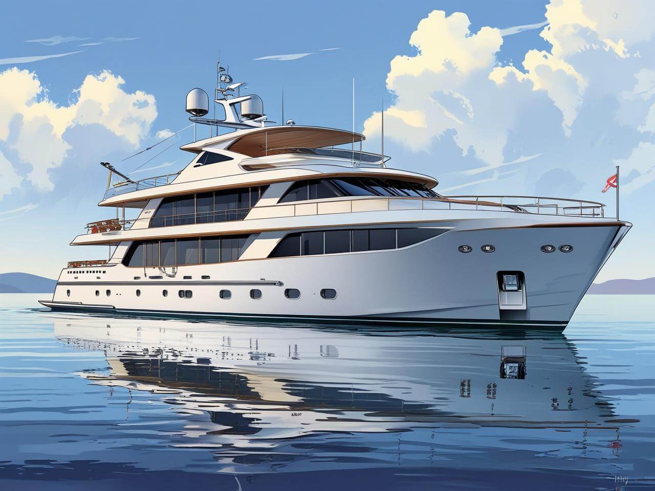 Large motor yacht
