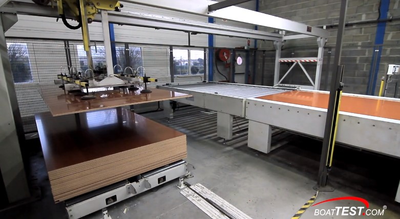 Beneteau Woodworking Process