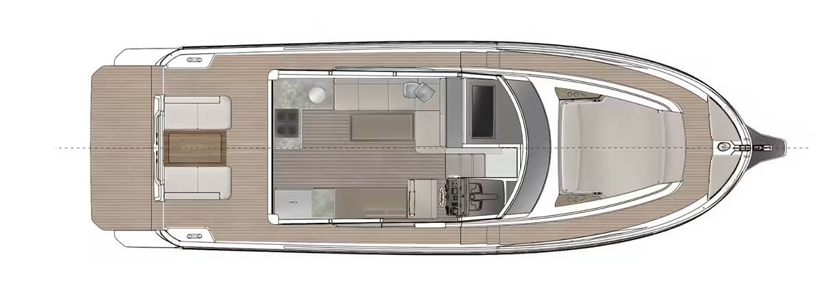Greenline 42 - Main Deck A