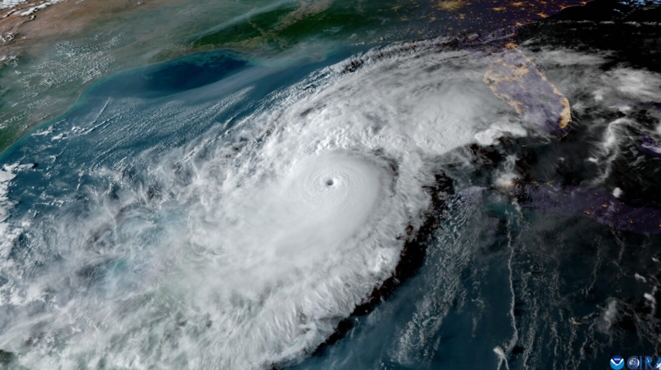 Satelite Imagery of a HUrricane